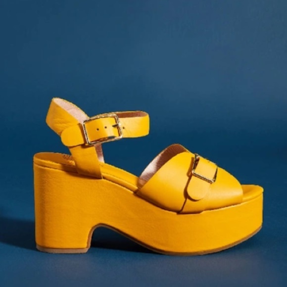 Charlotte Stone Shoes - Charlotte Stone RAF in mustard